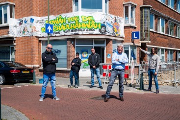 Spandoek flyover den haag