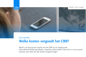 CBR schadevergoeding